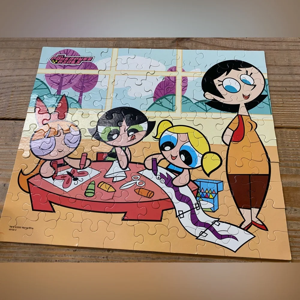Cartoon Network Puzzle Set - Green, Pink, Purple, Blue